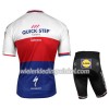 Set Wielershirt + Fietsbroek Kort 2017 Quick-Step Floors Tsjechisch kampioenschap Kids